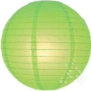 Large Light Lime round paper lantern