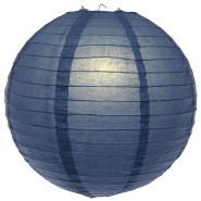 Navy Blue round paper lantern