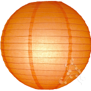 Orange chinese paper lanterns