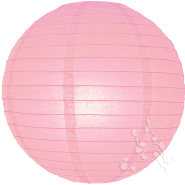 Pink paper chinese hanging lantern