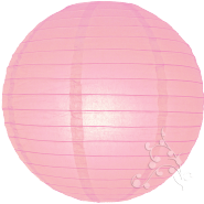 Pink round paper lantern