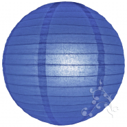 Medium size round Royal Blue paper lanterns