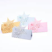 Snowflake name cards