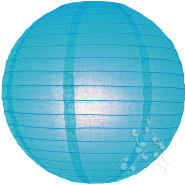 Large Turquoise paper lanterns