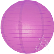 Violet round paper lantern