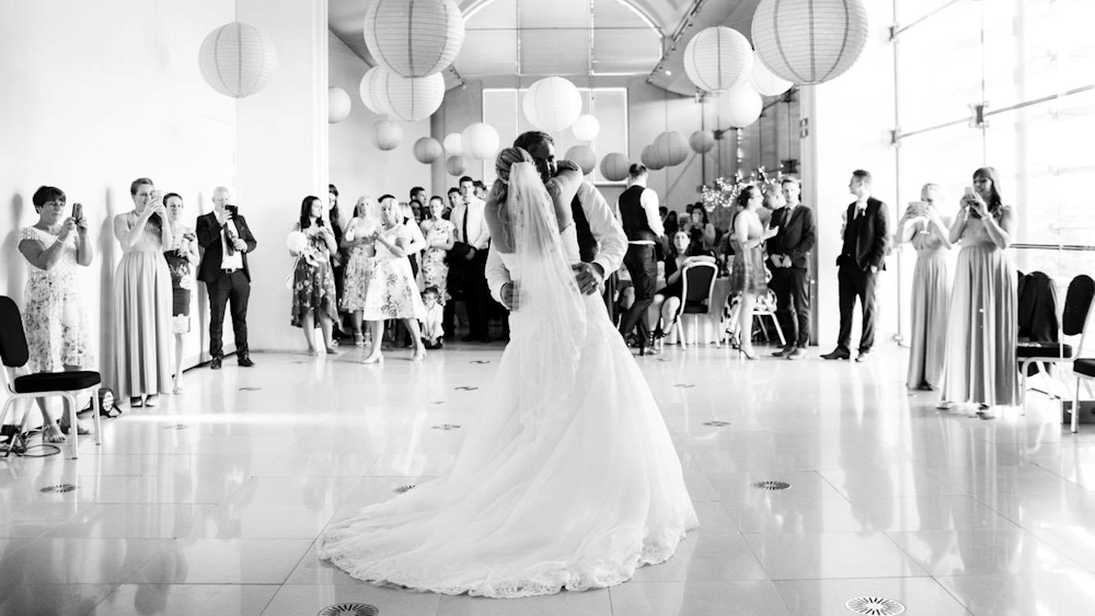 White wedding lanterns 