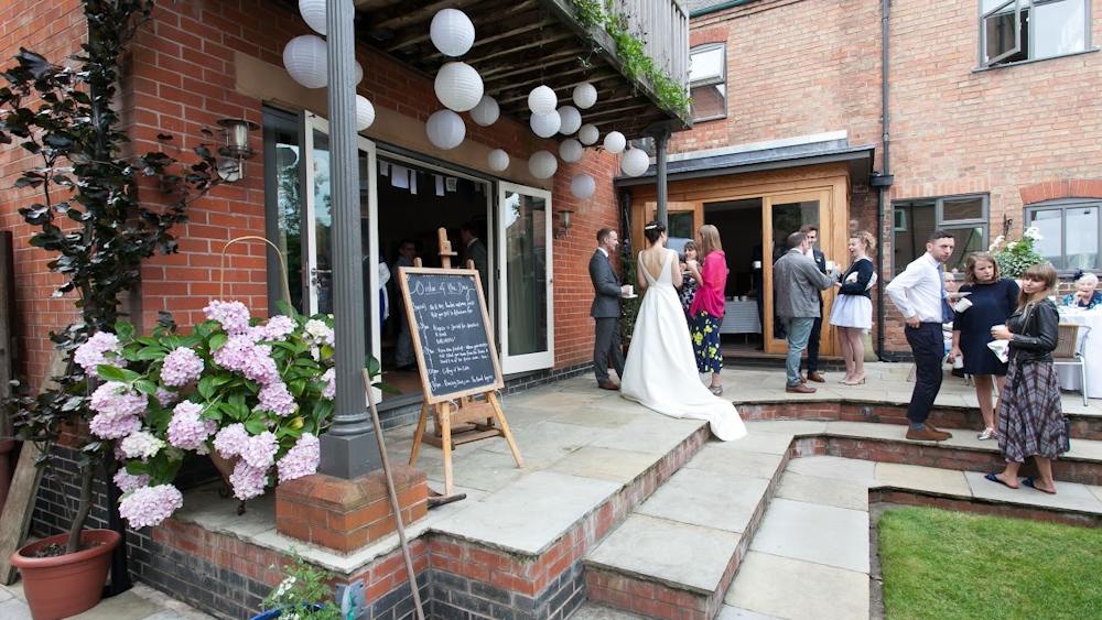 Cream and ivory hanging lanterns