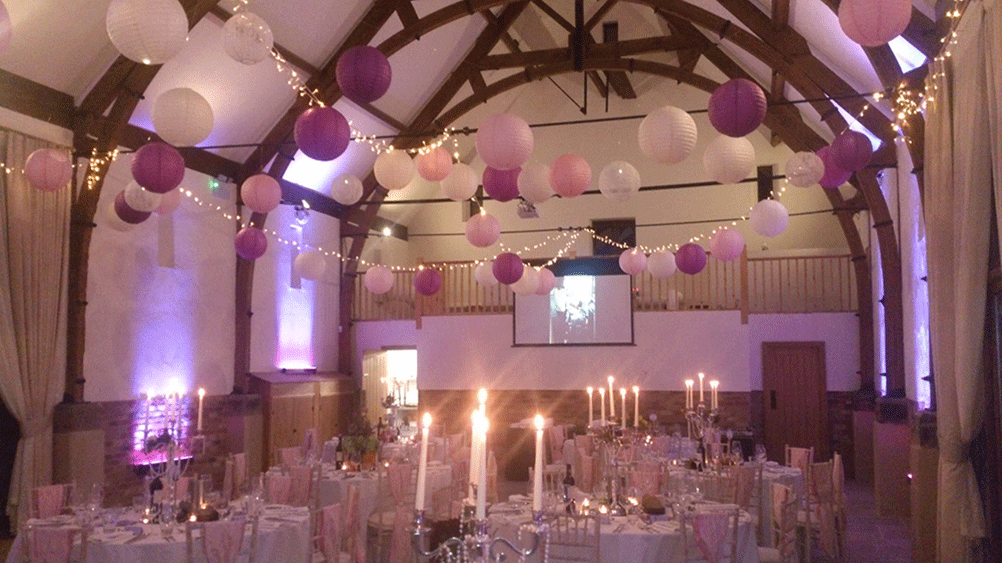 barn lanterns with buttonlites