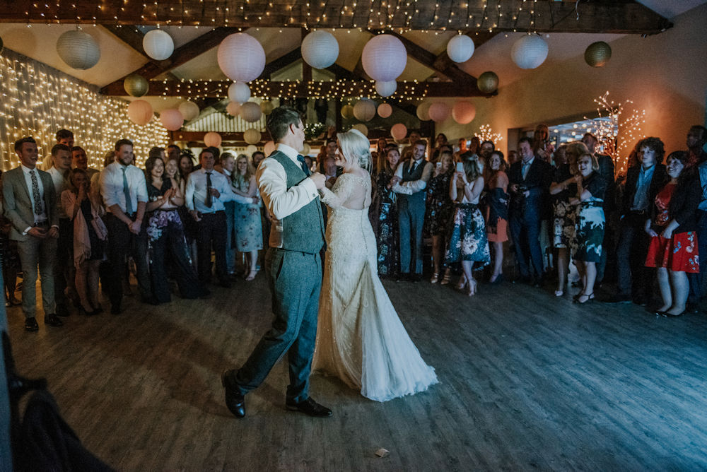 Dancing Under a Paper Lantern Canopy
