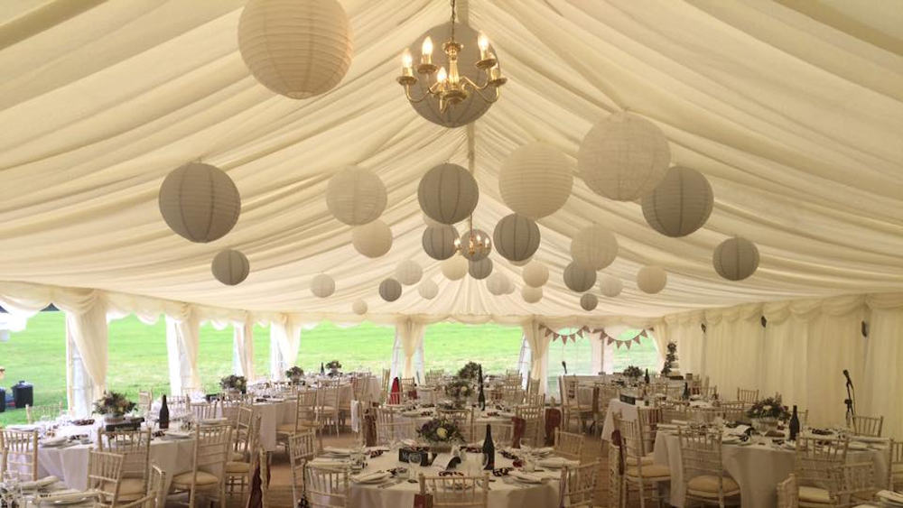 Heaven Farm wedding lanterns
