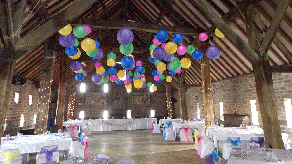 Mad Hatter's Lanterns at The Manorial Barn, Whiston
