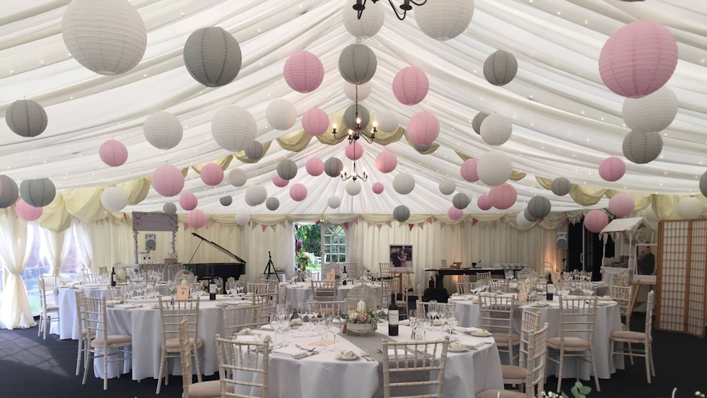 Laura Trott and Jason Kennys Paper Lantern Wedding