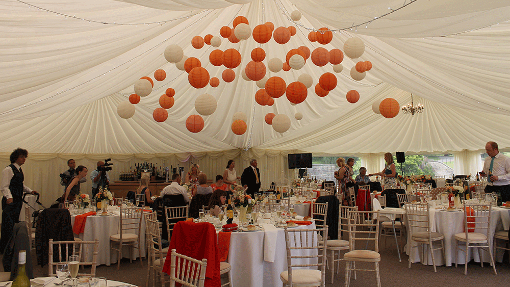 Orange Marquee Lanterns Orange Marquee Lanterns