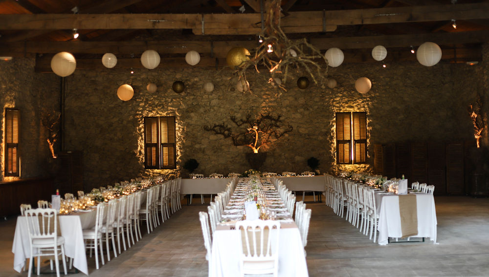 Rustic Barn Wedding Lanterns